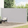 vidaXL Seitenmarkise Ausziehbar 200x600 cm Grau
