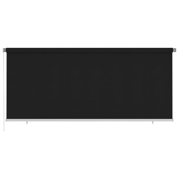 vidaXL Au&szlig;enrollo 350x140 cm Schwarz