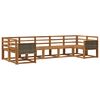 vidaXL Outdoor-Sofagarnitur 7 pcs Natur Massivholz Akazie