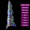vidaXL Weihnachtsbaum mit 100 LEDs Mehrfarbig 120 cm Acryl