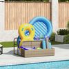 vidaXL Pool Aufbewahrungsbeh&auml;lter Beige 110x100x57 cm Poly Rattan