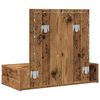 vidaXL Schminktisch mit Schubladen Braun 83 x 40 x 70 cm Holzwerkstoff