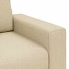 vidaXL 3-Sitzer-Sofa Creme 180 cm Stoff