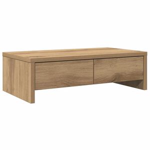 vidaXL Monitorst&auml;nder mit Schubladen Artisan-Eiche 50x27x15 cm