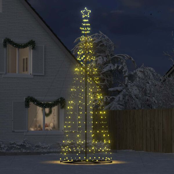 vidaXL LED Weihnachtsbaum 1534 LEDs Warmweiß 503 cm