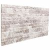 vidaXL Wandpaneele 10 stk. 100 x 50 cm Hellgrau und Wei&szlig; EPS-Schaum