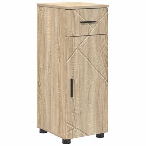 vidaXL Badezimmerschrank mit Schubladen Sonoma-Eiche 30 x 35 x 80 cm
