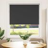 vidaXL Verdunkelungsrollo Schwarz 100x130 cm Stoffbreite 95,7cm