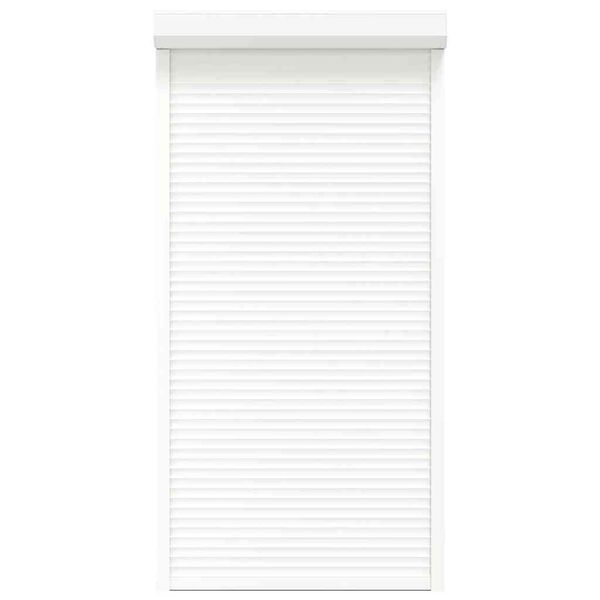 vidaXL Rollladen Aluminium 110x220 cm Weiß