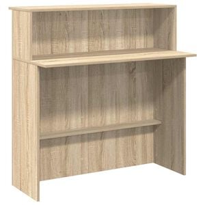 vidaXL Empfangstresen Sonoma-Eiche 100 x 50 x 103,5 cm Holzwerkstoff