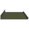 vidaXL Schwebendes Regal 2 pcs Olive Gr&uuml;n 100 x 18 x 2,5 cm Stahl