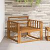 vidaXL Outdoor Mittelsofa Massivholz Akazie Natur