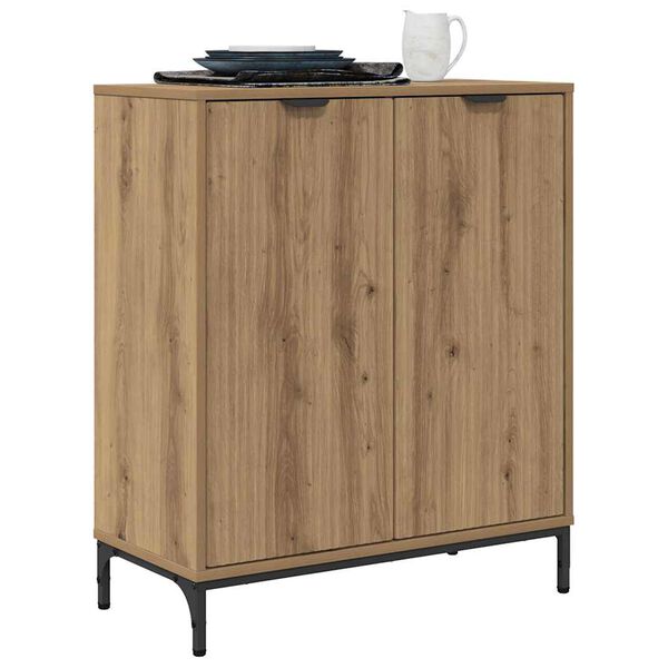 vidaXL Sideboard Artisan-Eiche 69,5 x 33 x 82 cm Holzwerkstoff