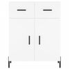 vidaXL Highboard Wei&szlig; 69,5x34x180 cm Holzwerkstoff