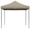 vidaXL Partyzelt Faltbar Pop-Up Taupe 292x292x315 cm