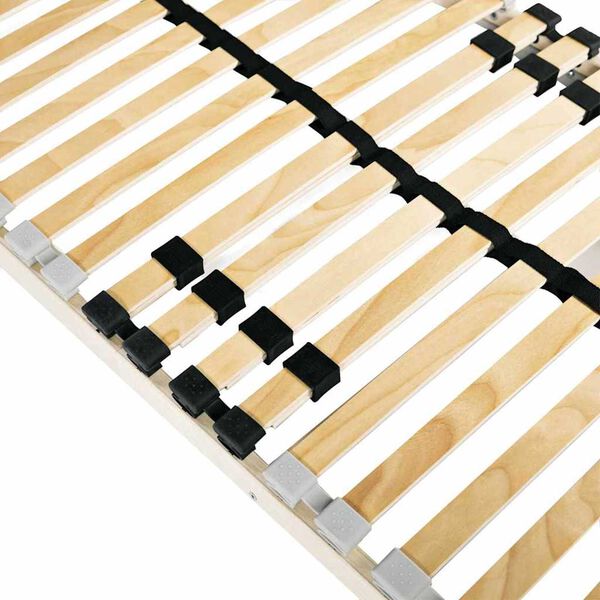 vidaXL Bett-Lattenrost Braun 100 x 190 cm Massivholz Buche