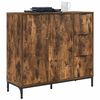 vidaXL Sideboard Ger&auml;ucherte Eiche 89,5 x 33 x 82 cm Holzwerkstoff