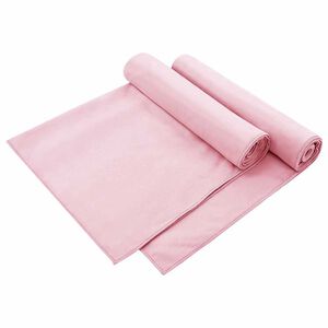 vidaXL Au&szlig;enstuhl Handt&uuml;cher 2 Stk. Rosa 130 x 60 cm