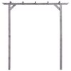 vidaXL Garten-Pergola Grau 200x40x205 cm Impr&auml;gniertes Kiefernholz