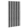 vidaXL Insektenschutzvorhang Chenille Grau und Schwarz 118 x 220 cm