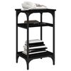 vidaXL Beistelltisch Schwarz 35x30x60 cm Holzwerkstoff