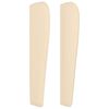 vidaXL Kopfteil mit Ohren Creme 93x23x118/128 cm Stoff