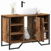 vidaXL Waschbeckenschrank Altholz 91 x 35 x 60 cm Holzwerkstoff