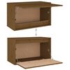 vidaXL Wandschrank Honigbraun 60x30x35 cm Massivholz Kiefer