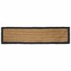 vidaXL Bereichsteppich Dunkelgrau 60 x 200 cm Jute
