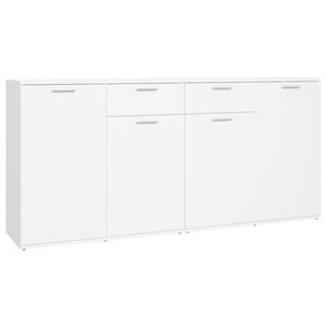 vidaXL Sideboard Wei&szlig; 160x36x75 cm Holzwerkstoff
