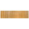 vidaXL Teppich Rechteckig Natur 80x300 cm Bambus