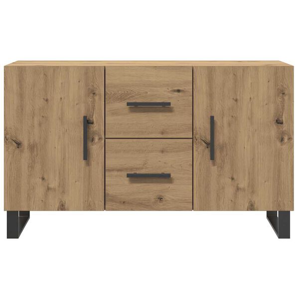 vidaXL Sideboard Artisan-Eiche 100x36x60 cm Holzwerkstoff