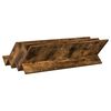 vidaXL Magazinregal Ger&auml;ucherte Eiche 90 x 53 x 28,5 cm Holzwerkstoff