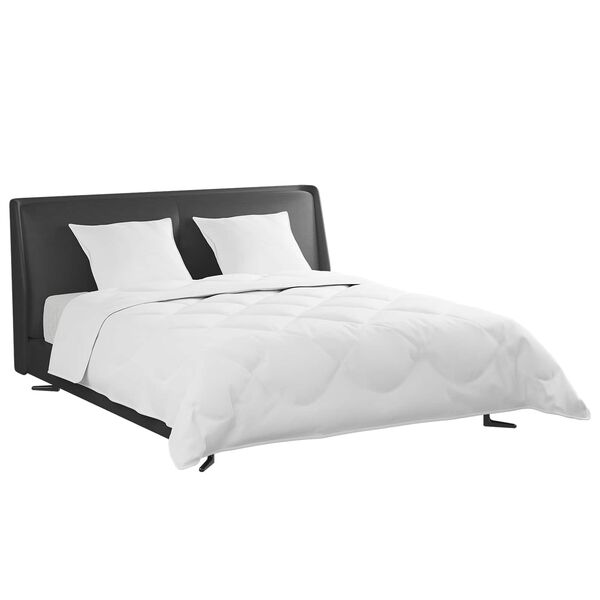 vidaXL Bettdecken Set mit Kissen 3 pcs Weiß Daunenfeder