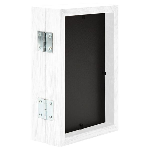 vidaXL Zweifach-Bilderrahmen Collage Wei&szlig; 2x(13x18 cm)