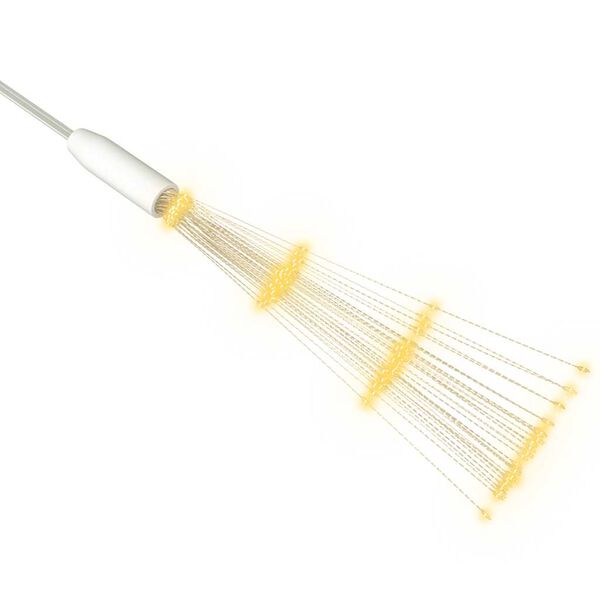 vidaXL Feuerwerkslichter 4 Stk. Weihnachtsdeko Warmwei&szlig; 20 cm 560 LEDs