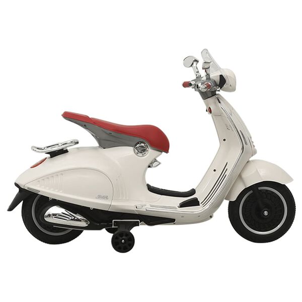vidaXL Elektro-Motorrad für Kinder Vespa GTS300 Weiß