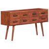 vidaXL Sideboard 110x30x59 cm Massivholz Mango