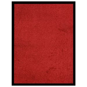 vidaXL Fu&szlig;matte Rot 60x80 cm