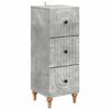 vidaXL Schubladenschrank Betongrau 33 x 34,5 x 90 cm Holzwerkstoff