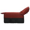 vidaXL Pferdedecke Bordeaux und Schwarz 105 cm Polyester