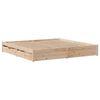 vidaXL Massivholzbett ohne Matratze 180x200 Kiefernholz