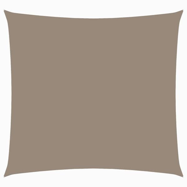 vidaXL Sonnensegel Oxford-Gewebe Quadratisch 6x6 m Taupe
