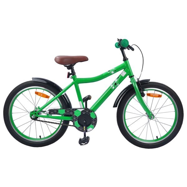 vidaXL Kinderfahrrad 18 Zoll f&uuml;r 5-7 Jahre alt Gr&uuml;n