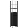 vidaXL Badezimmerschrank Schwarz Eichen-Optik 40 x 30 x 180 cm