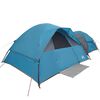 vidaXL Campingzelt 5 Personen Blau Wasserdicht