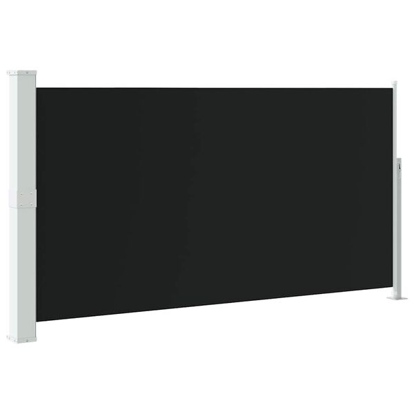 vidaXL Ausziehbare Seitenmarkise 170&times;300 cm Schwarz