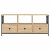 vidaXL TV-Schrank Sonoma Eiche 102x33x45 cm Holzwerkstoff & Eisen