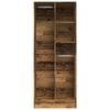 vidaXL Kleiderschrank Altholz-Optik 80x50x200 cm Holzwerkstoff