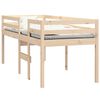 vidaXL Hochbett 90x190 cm Massivholz Kiefer